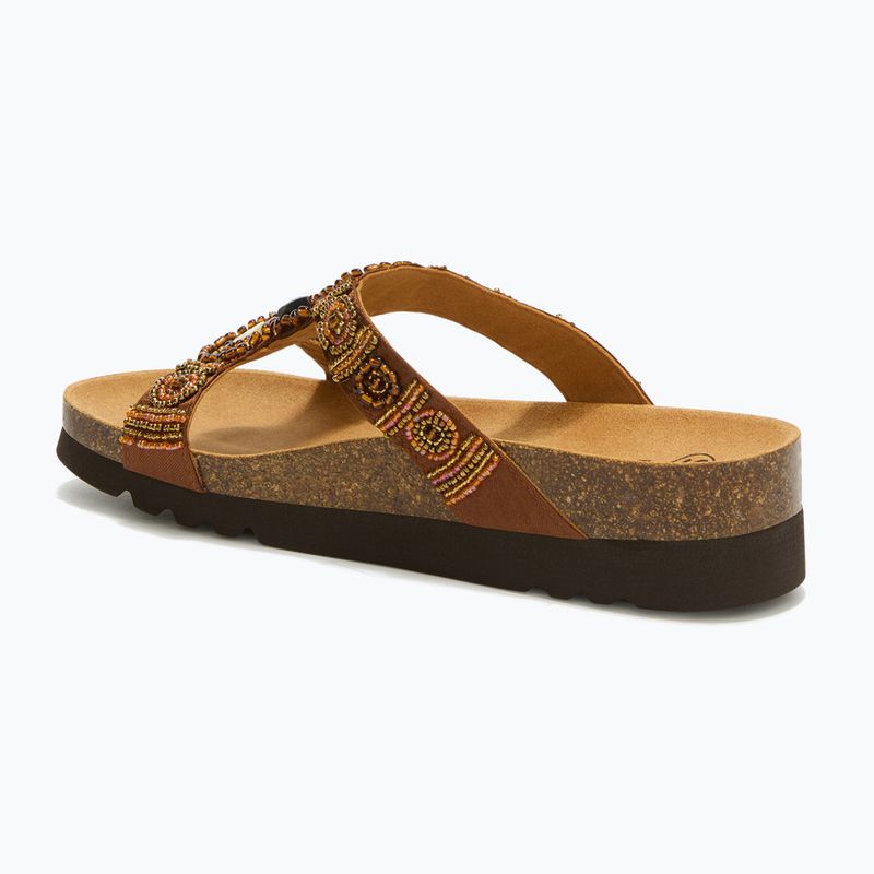 Ciabatte da donna Scholl New Bogota Wedge Med cognac/multi 3