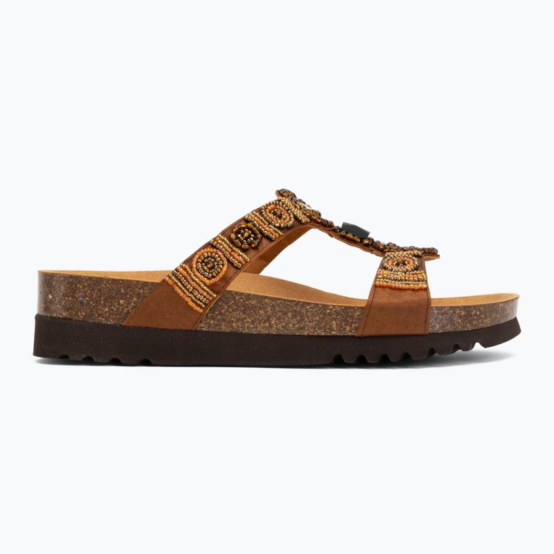 Ciabatte da donna Scholl New Bogota Wedge Med cognac/multi 2