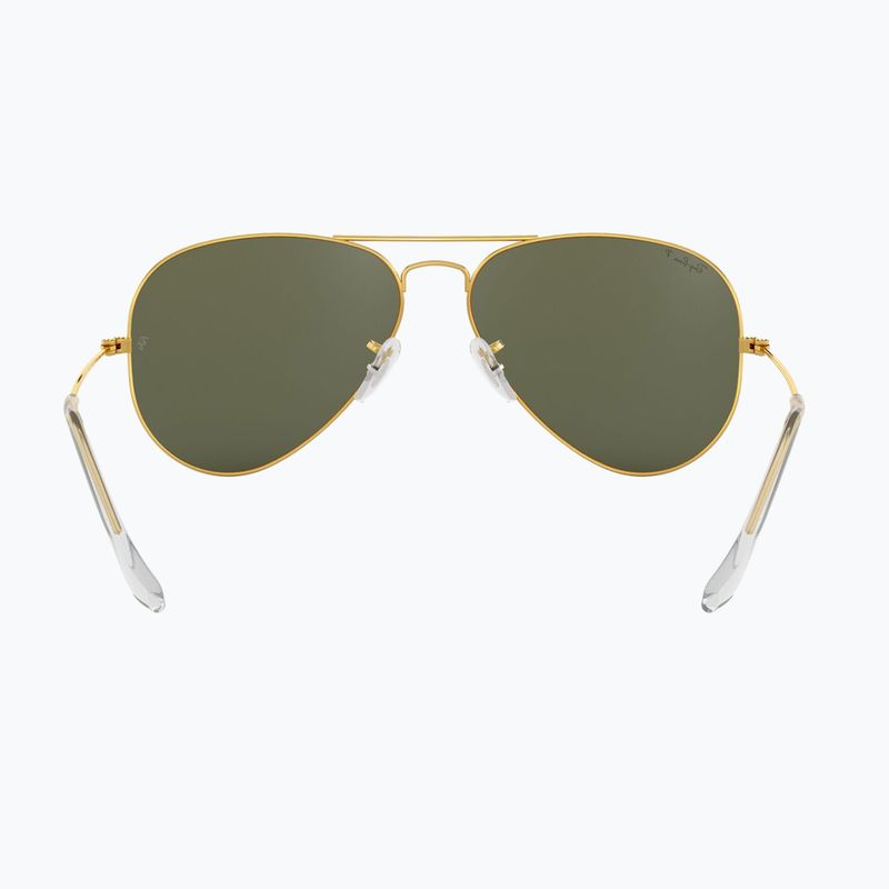 Occhiali da sole Ray-Ban Aviator Classic arista gold/green g-15 polarized 5