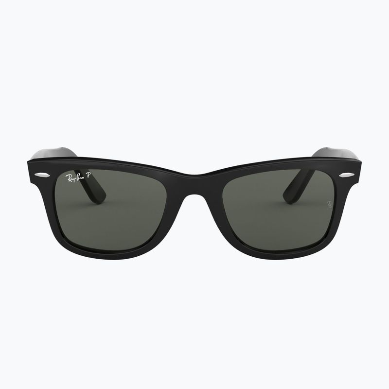 Occhiali da sole Ray-Ban Wayfarer Classic black/green polarized 2