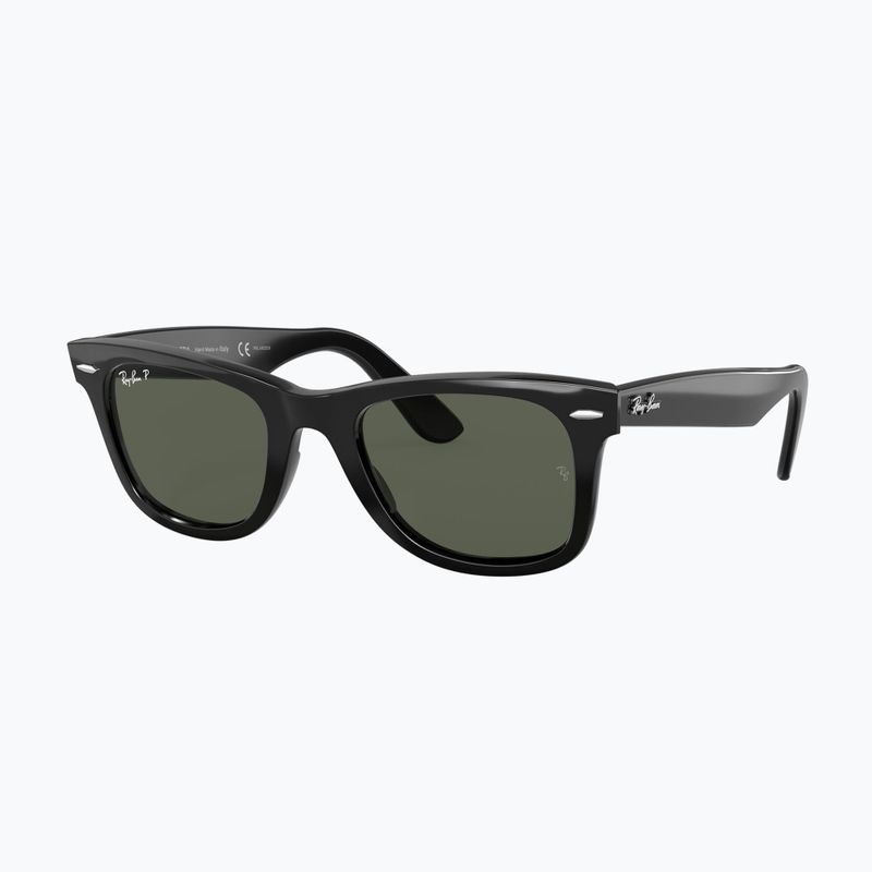 Occhiali da sole Ray-Ban Wayfarer Classic black/green polarized 4