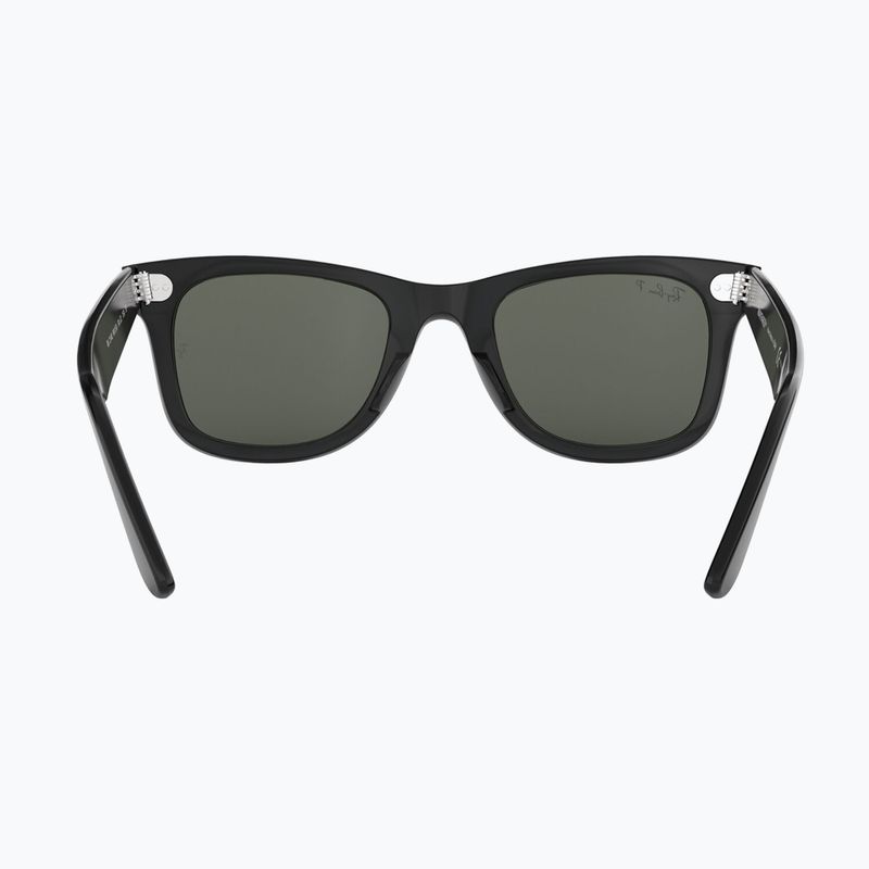 Occhiali da sole Ray-Ban Wayfarer Classic black/green polarized 5