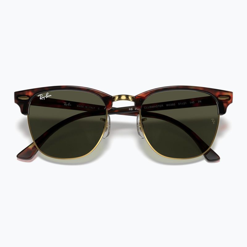 Occhiali da sole Ray-Ban Clubmaster Classic tortoiseshell/gold 3