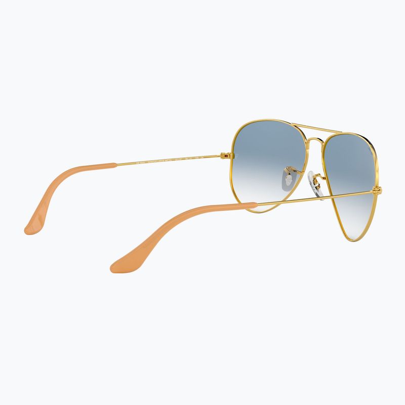 Occhiali da sole Ray-Ban Aviator Classic arista gold/light blue 6