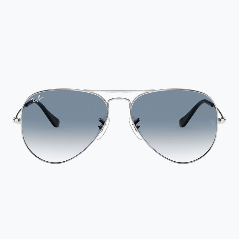 Occhiali da sole Ray-Ban Aviator Classic silver/light blue 2