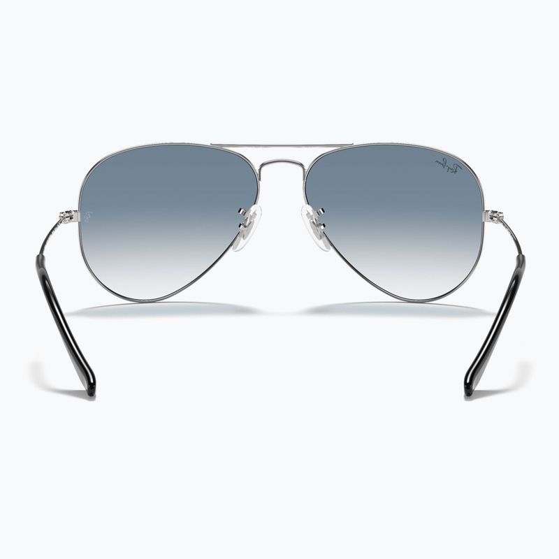 Occhiali da sole Ray-Ban Aviator Classic silver/light blue 5