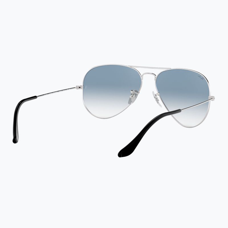 Occhiali da sole Ray-Ban Aviator Classic silver/light blue 6