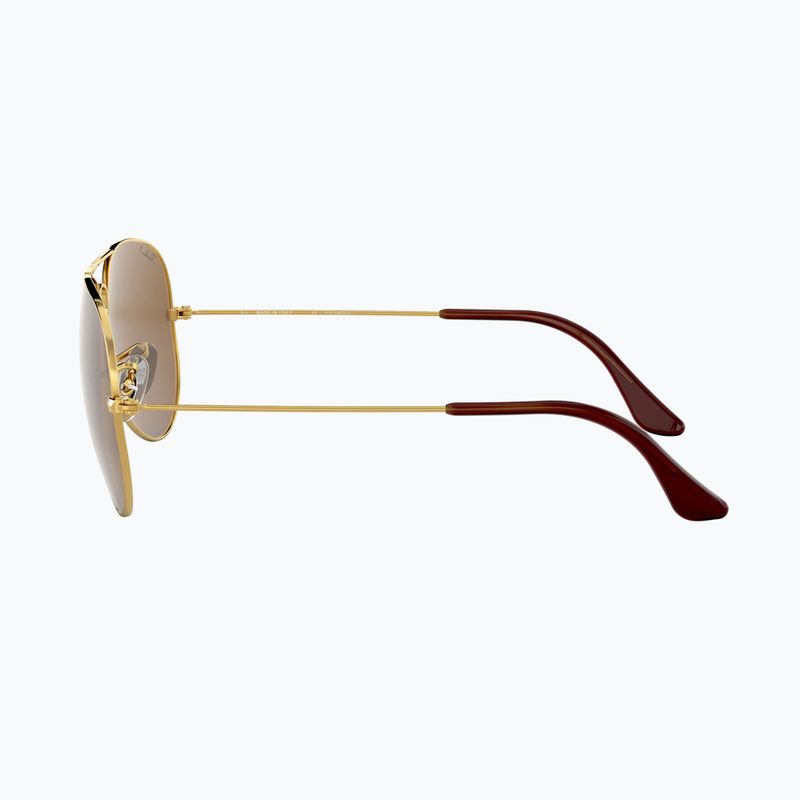 Occhiali da sole Ray-Ban Aviator Classic arista gold/brown polarized 7