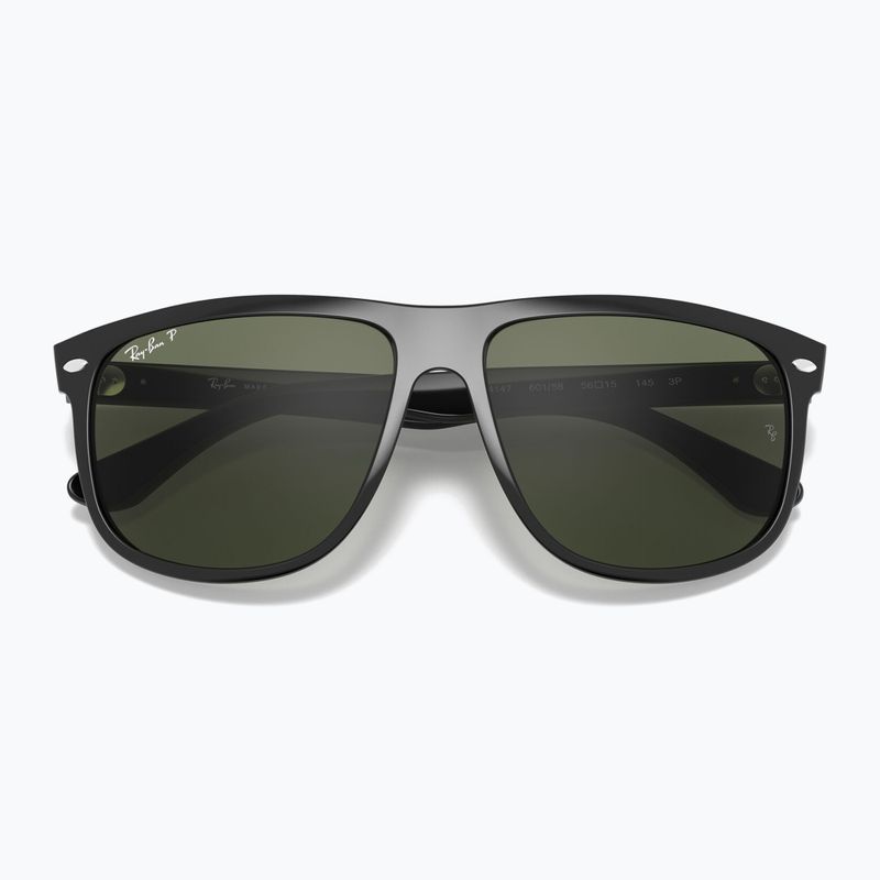 Occhiali da sole Ray-Ban Boyfriend black/dark green polarized 3