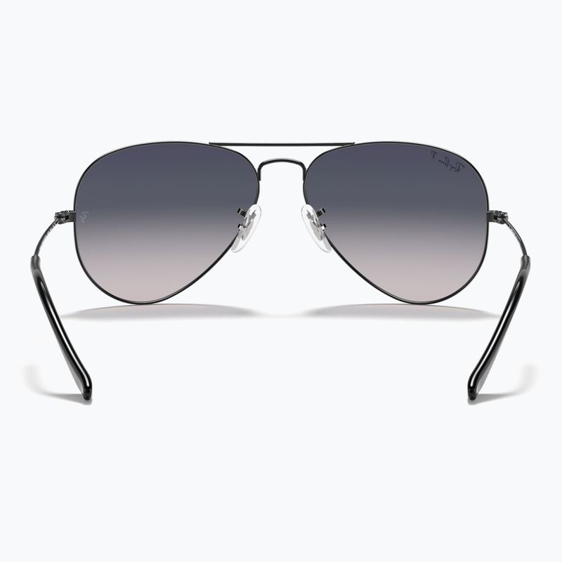 Occhiali da sole Ray-Ban Aviator Classic gunmetal/blue polarized 5