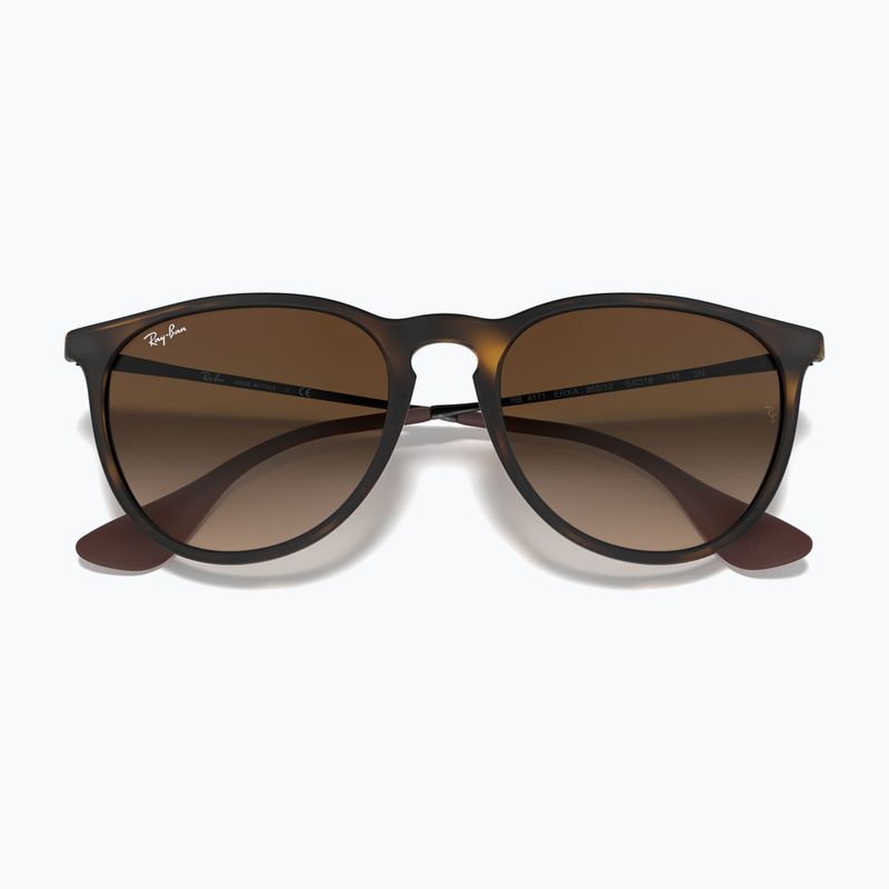 Occhiali da sole Ray-Ban Erika Classic matt havana/brown 3