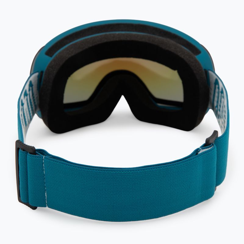 Maschera da sci Neon Beam petroleum/mirror blue 3