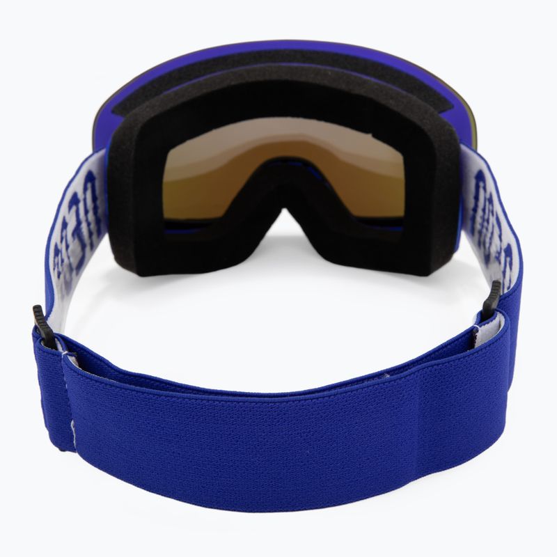 Maschera da sci Neon Light Blue/Royal/Mirror Blue 3