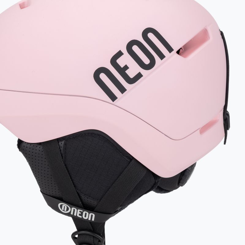 Casco da sci Neon Summit light pink/black 7