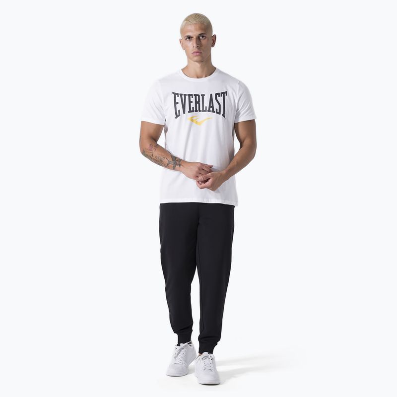 Maglietta Everlast Iconic Logo off white da uomo 2