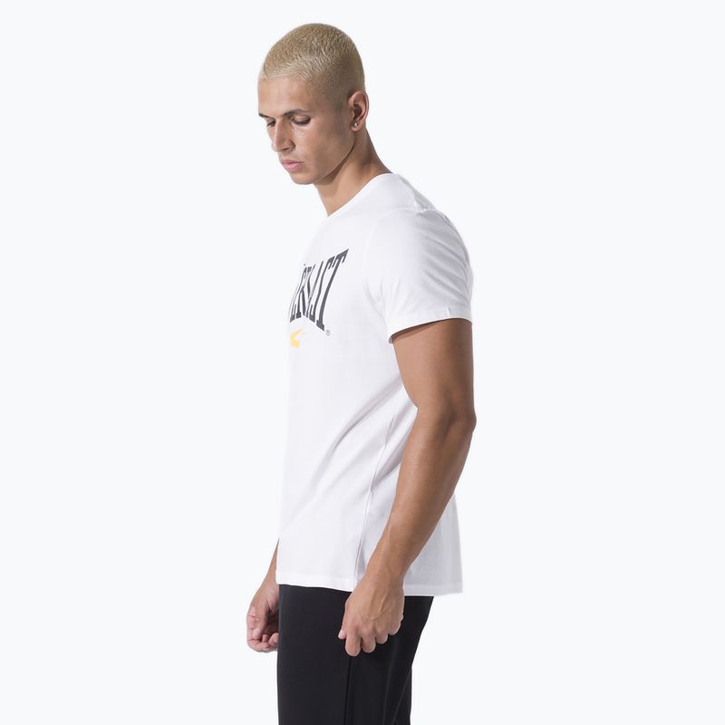 Maglietta Everlast Iconic Logo off white da uomo 3