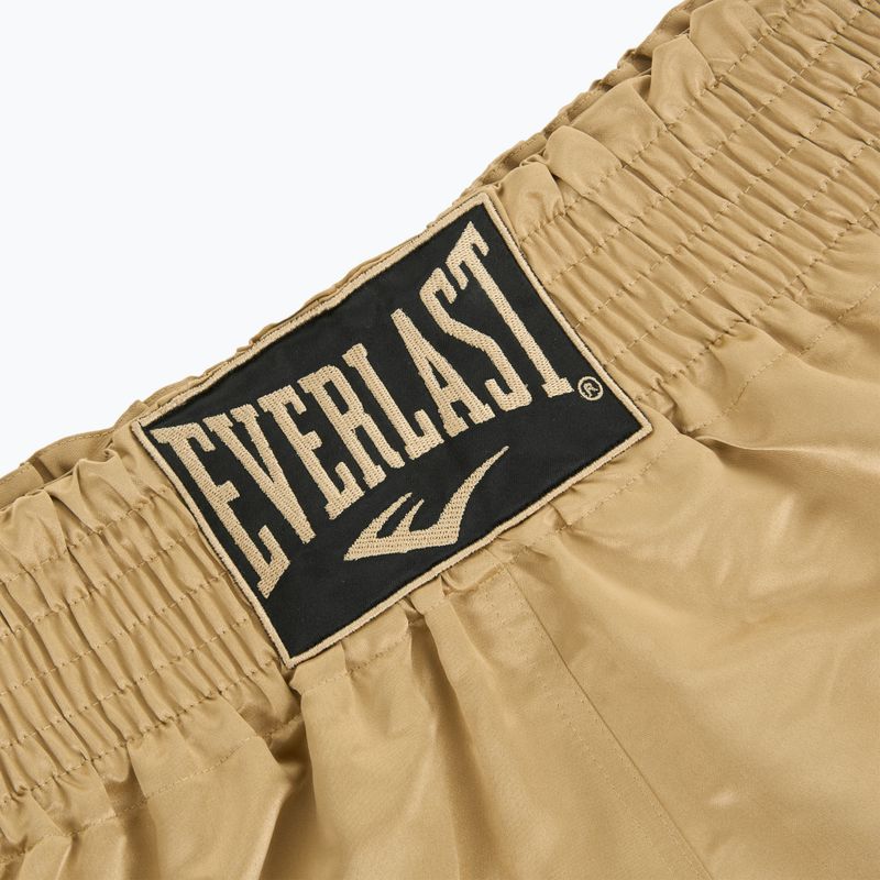 Pantaloncini da allenamento Everlast Muay Thai gold/black 3