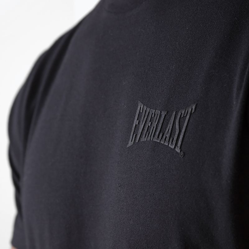 Maglietta Everlast Basic in Jersey uomo nero 5