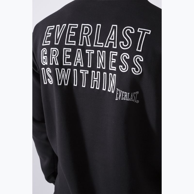 Felpa Everlast Neutrals Uomo a girocollo nero 5