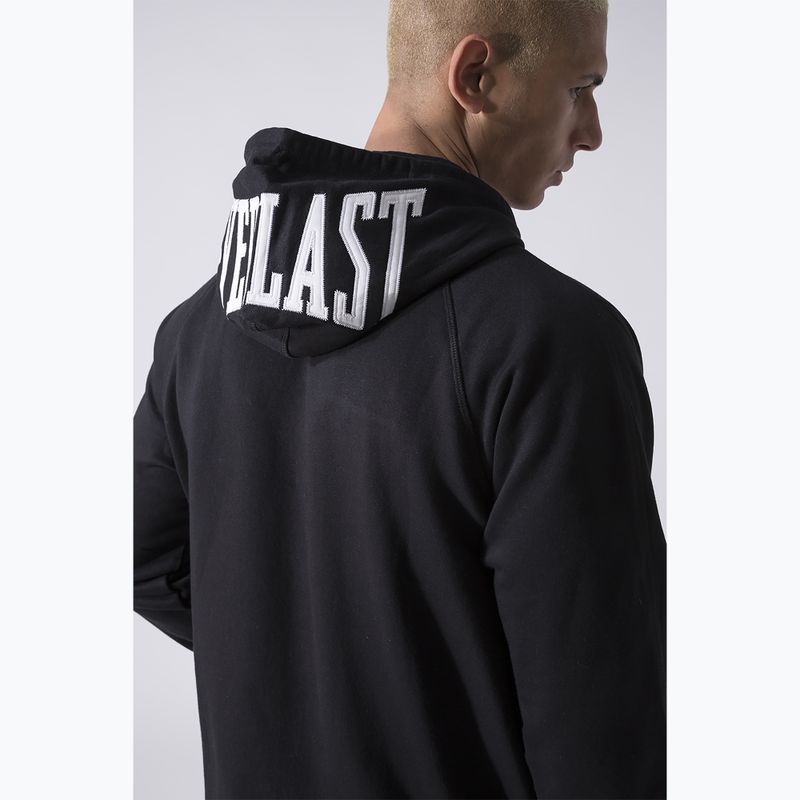 Felpa Everlast Exclusive Full Zip da uomo, nero 4