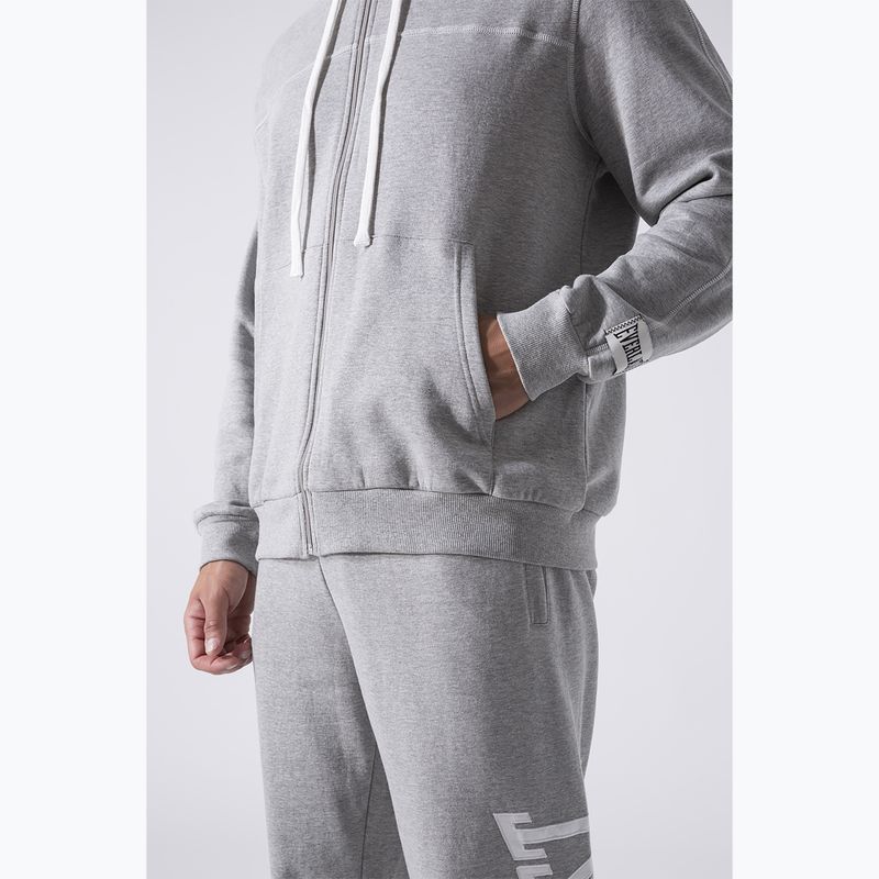 Felpa Everlast Exclusive Full Zip da uomo grigio/melange 5