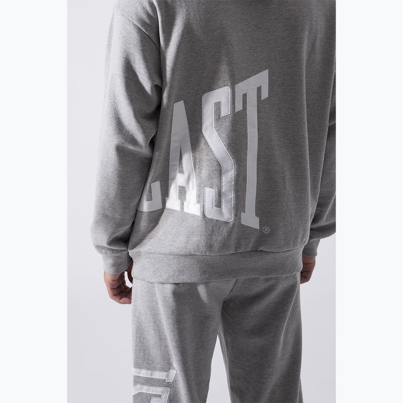 Felpa da uomo Everlast Exclusive Hoodie Logo grigio/melange 5