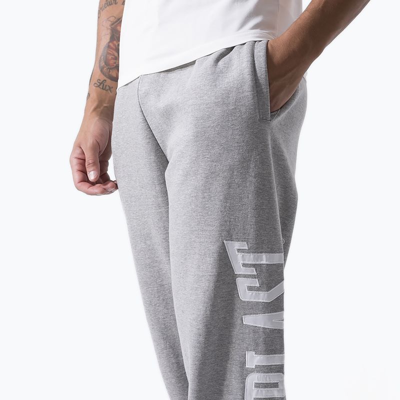 Pantaloni da allenamento da uomo Everlast Exclusive grigio/melange 5