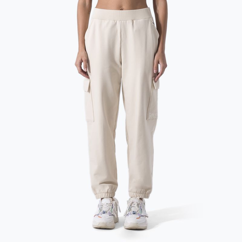 Pantaloni da allenamento da donna Everlast Leisure Cargo beige chiaro