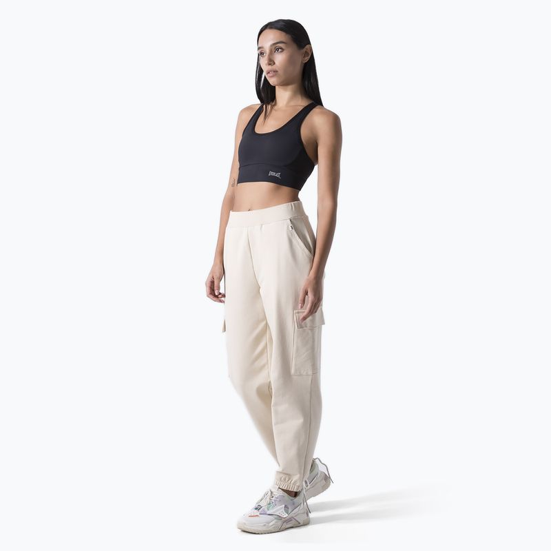 Pantaloni da allenamento da donna Everlast Leisure Cargo beige chiaro 2