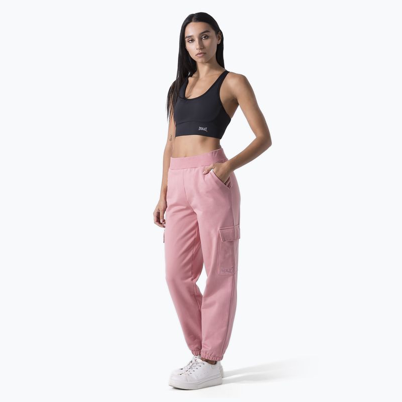 Pantaloni da allenamento da donna Everlast Leisure Cargo malva 2