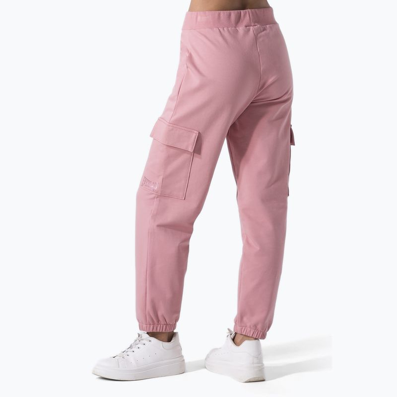 Pantaloni da allenamento da donna Everlast Leisure Cargo malva 3