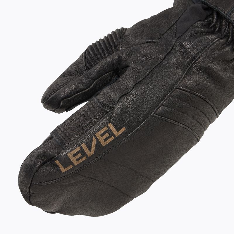 Guanti da sci da uomo Level Rexford Mitt nero 4