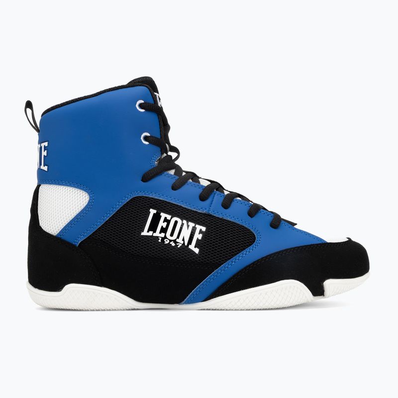 Scarpe da boxe LEONE 1947 Premium Boxing blue/pink/blue/red 2