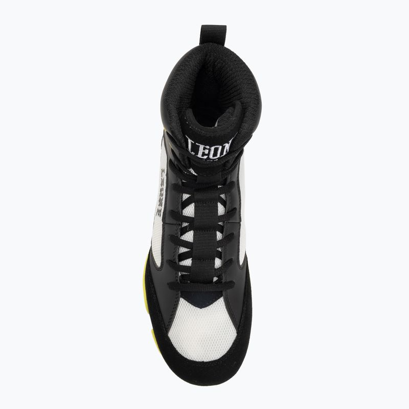 Scarpe da boxe LEONE 1947 Premium Boxing black/lime/black/lime 5