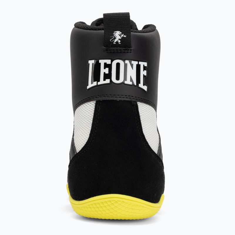 Scarpe da boxe LEONE 1947 Premium Boxing black/lime/black/lime 6