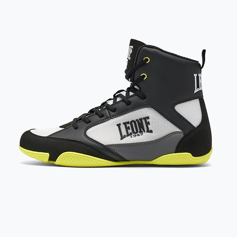 Scarpe da boxe LEONE 1947 Premium Boxing black/lime/black/lime 8