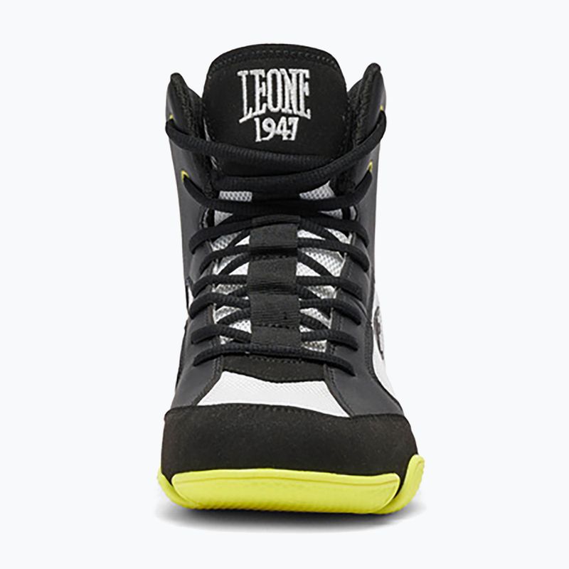 Scarpe da boxe LEONE 1947 Premium Boxing black/lime/black/lime 10