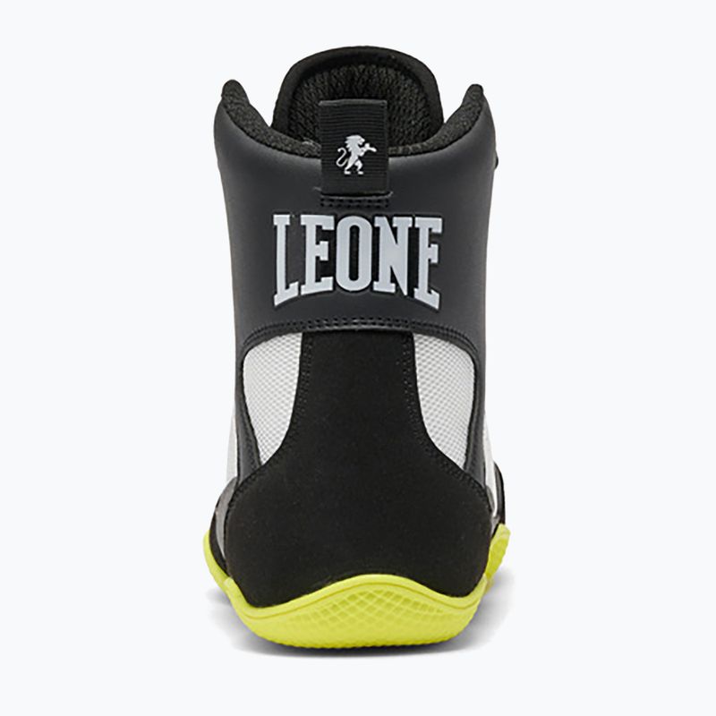 Scarpe da boxe LEONE 1947 Premium Boxing black/lime/black/lime 11