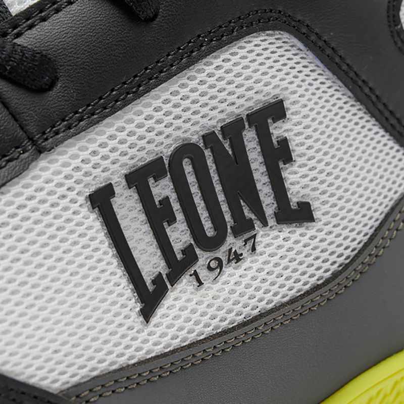 Scarpe da boxe LEONE 1947 Premium Boxing black/lime/black/lime 14