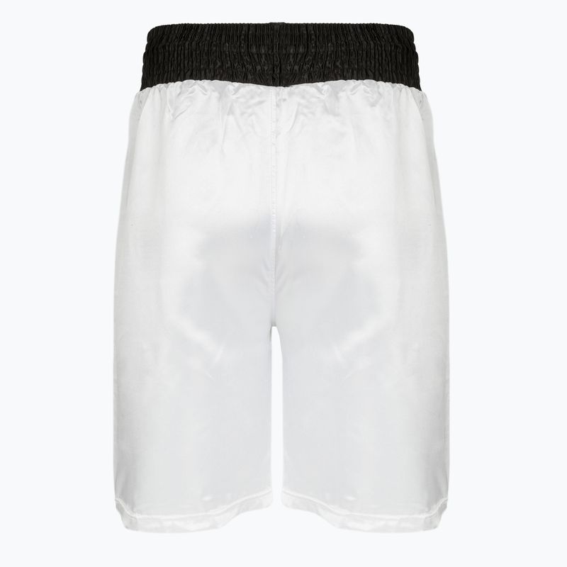 Shorts da boxe uomo LEONE 1947 Color Block white/black 2