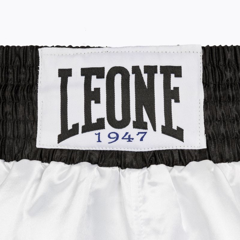 Shorts da boxe uomo LEONE 1947 Color Block white/black 3