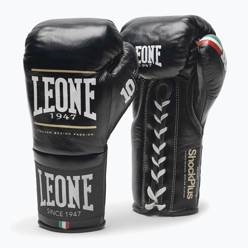 Guanti da boxe LEONE 1947 Shock Plus nero