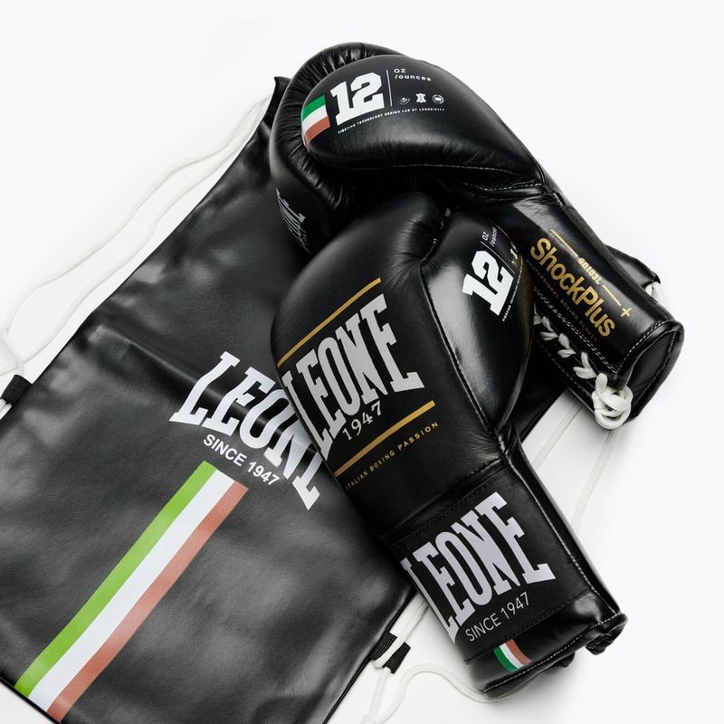Guanti da boxe LEONE 1947 Shock Plus nero 11