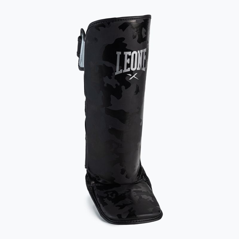 Protezioni tibia LEONE 1947 Camoblack nero