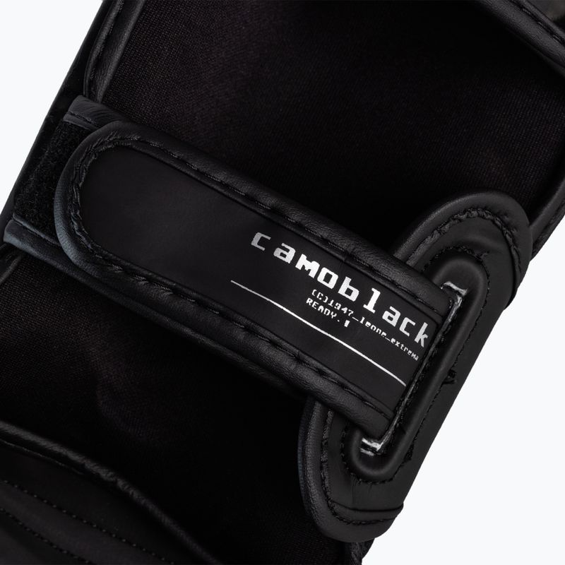 Protezioni tibia LEONE 1947 Camoblack nero 3