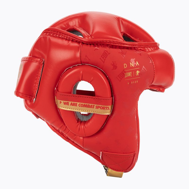 Casco da boxe LEONE 1947 Copricapo Dna rosso 2