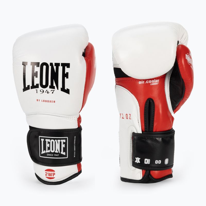 Guanti da boxe LEONE 1947 Il Tecnico N3 bianco