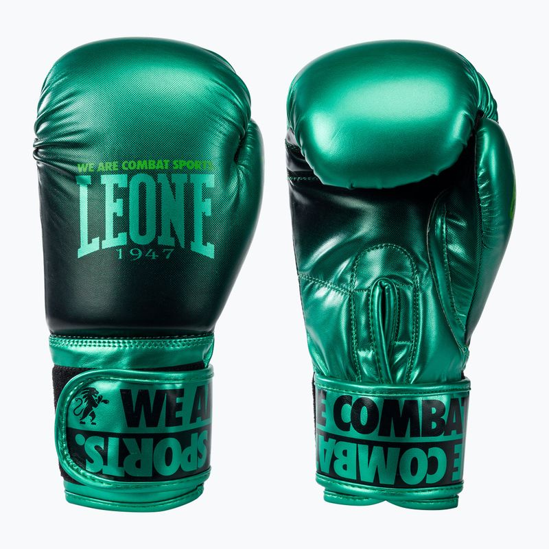 Guantoni da boxe LEONE 1947 Verde sfumato 3