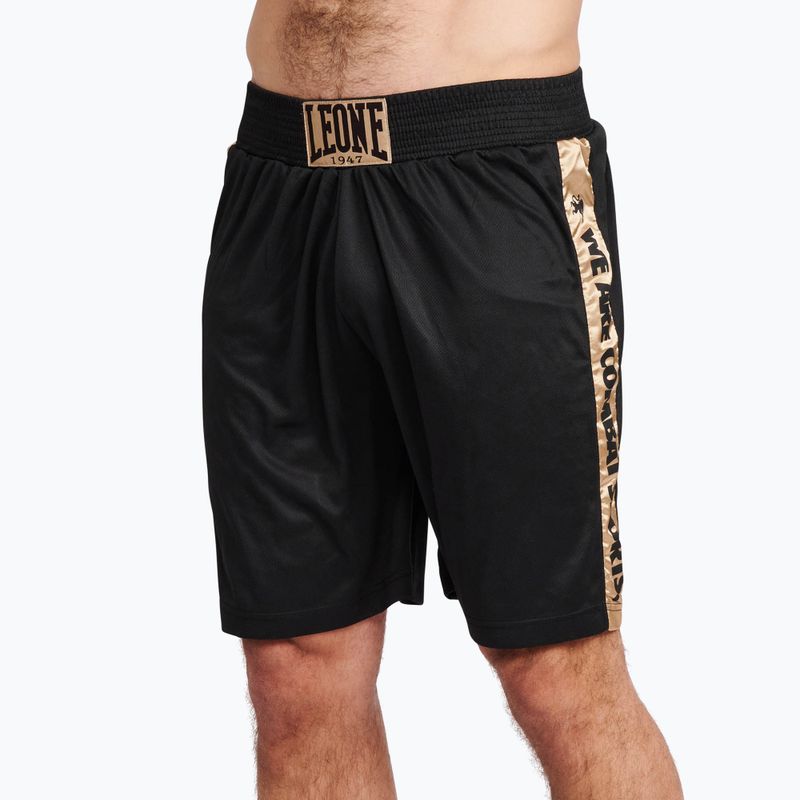 Pantaloncini da boxe uomo LEONE 1947 DNA Boxe nero 3