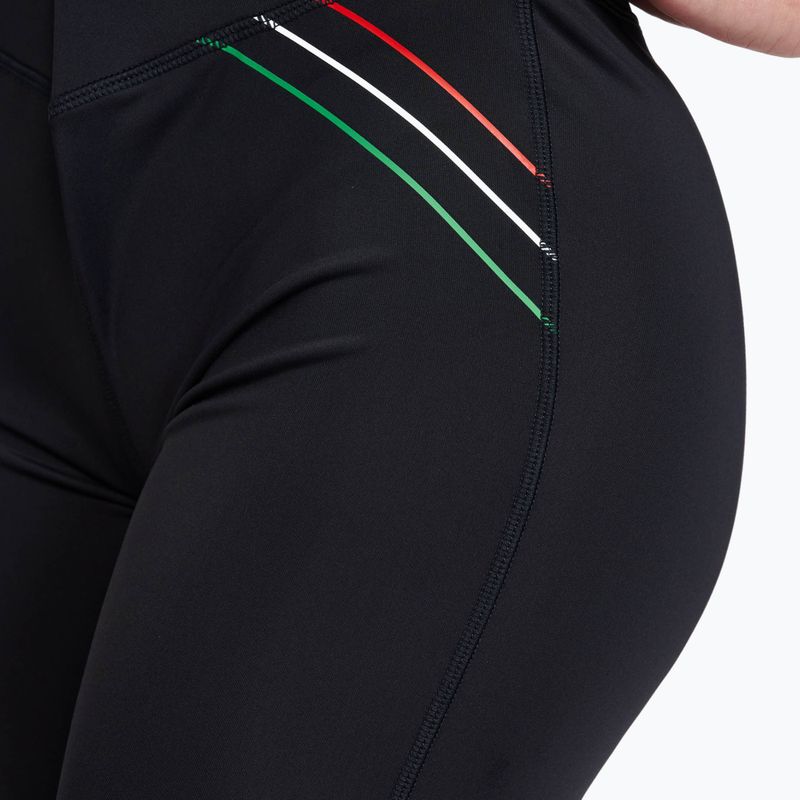 Leggings da allenamento donna LEONE 1947 Flag nero 6